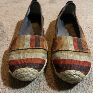 Multicolored Striped Flats